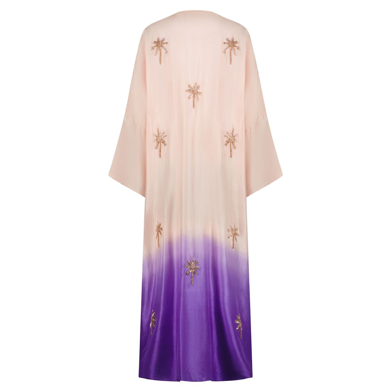 Lavender Tie Dye Ombré Kimono