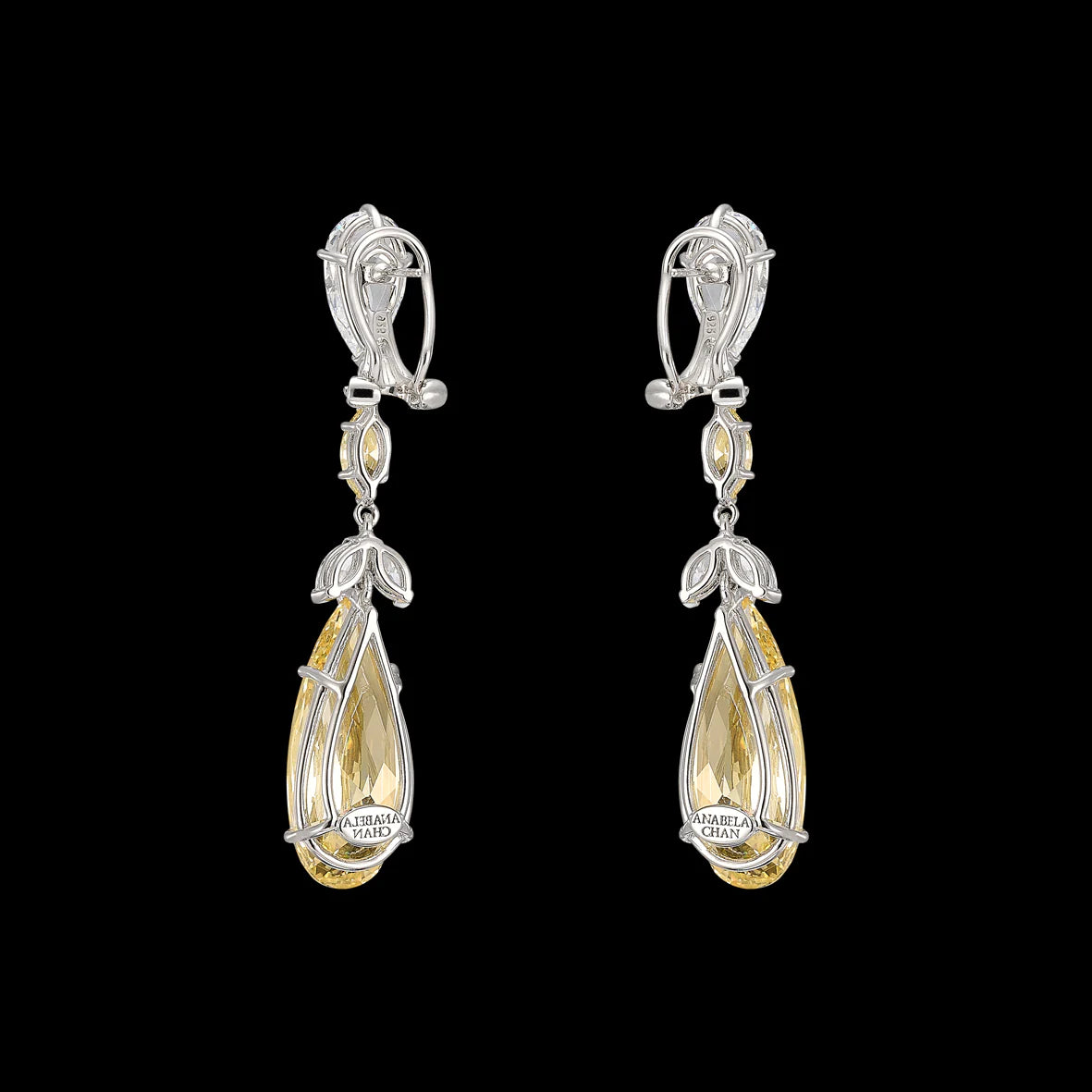 Canary Calla Lily Earrings