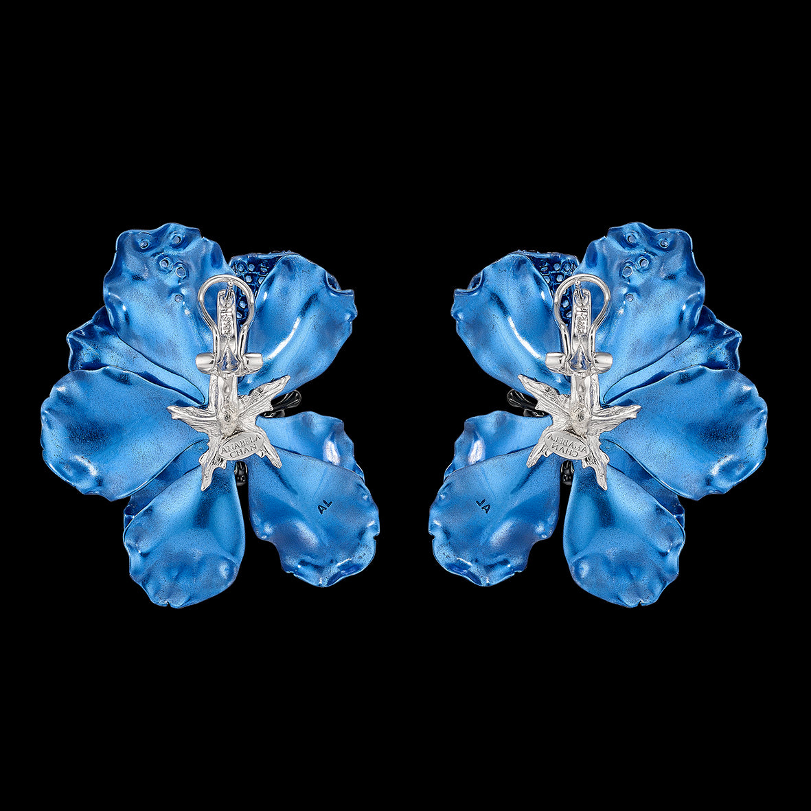 Paraiba Blue Poppy Earrings