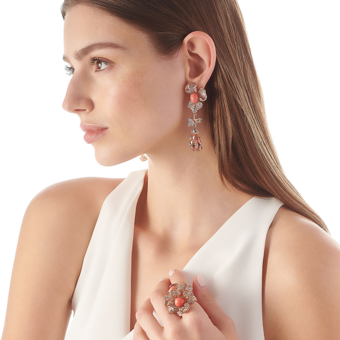 Orchid Citrine Earrings