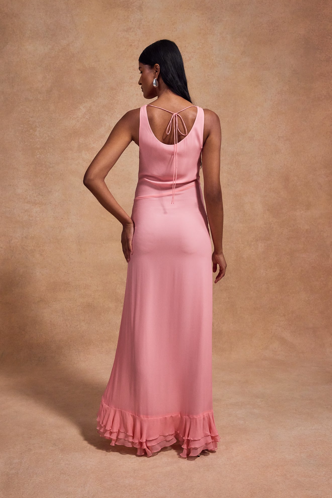 VIAJE MAXI DRESS IN SILK CHIFFON