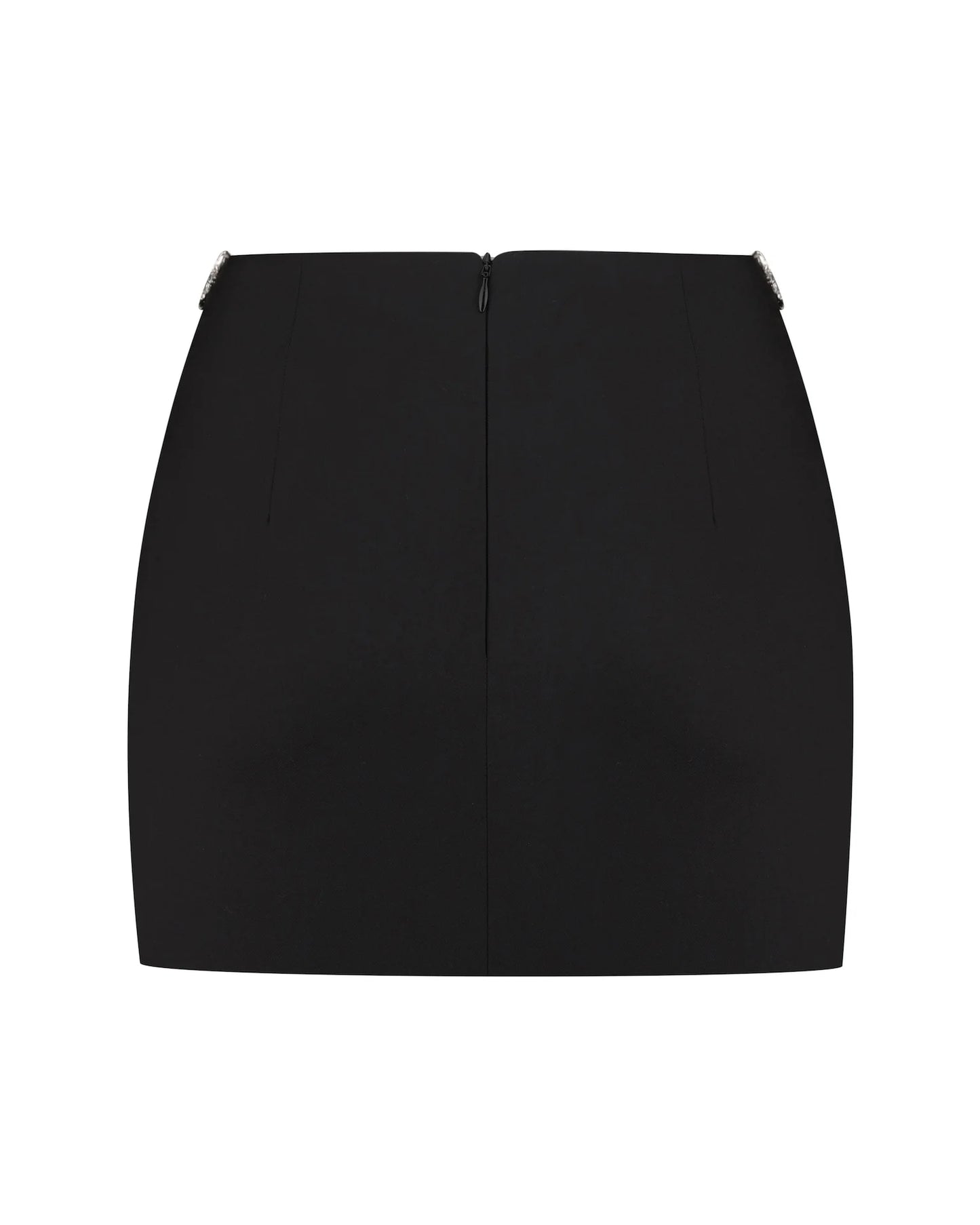 Cutout Crystal-Embellished Mini Skirt