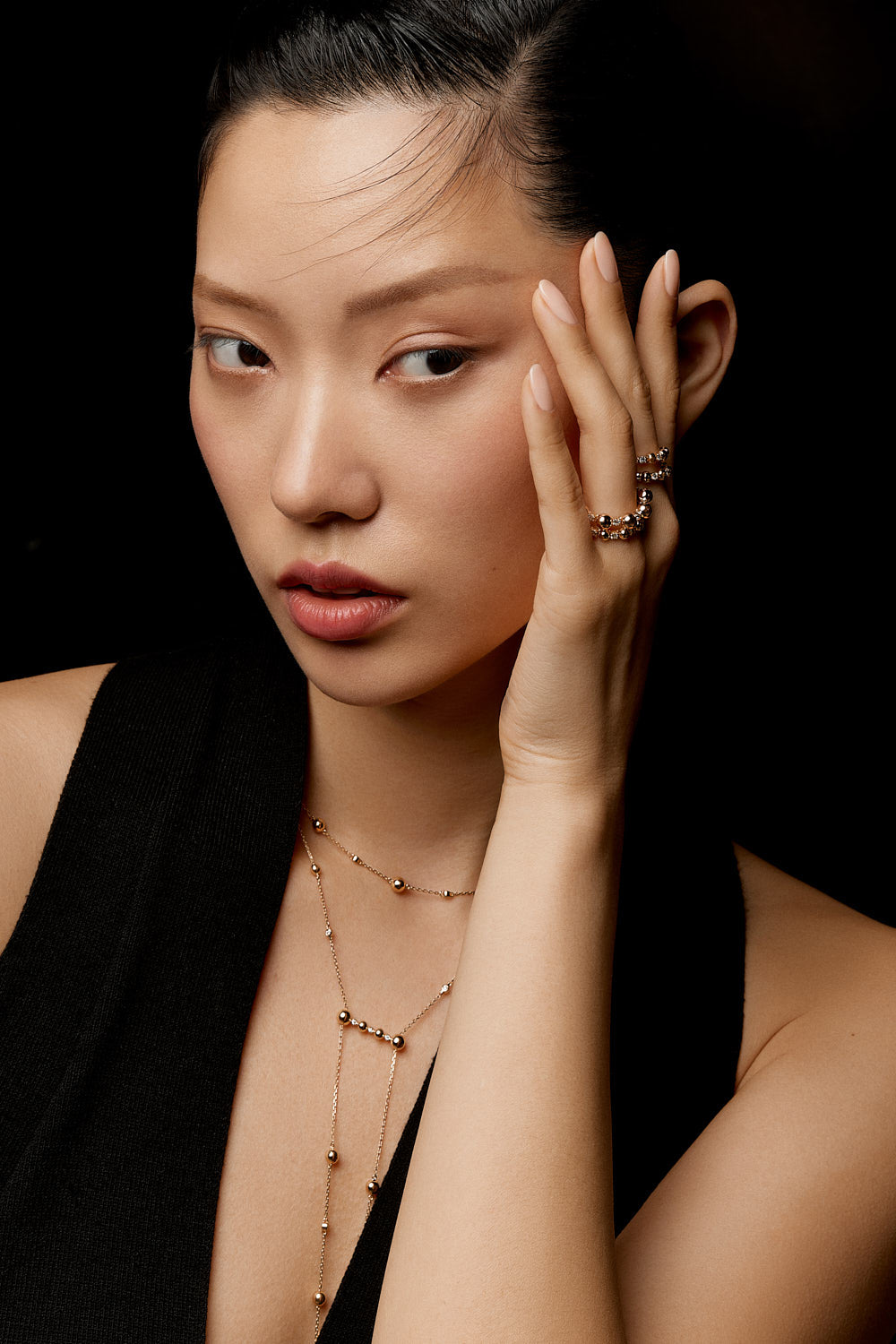 ENISHI DOUBLE NECKLACE