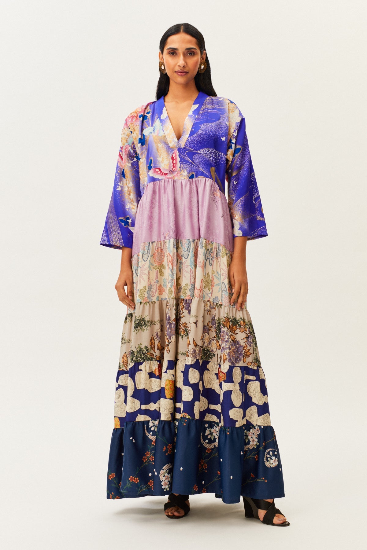 One-of-a-Kind Vintage Kimono Volant Dress