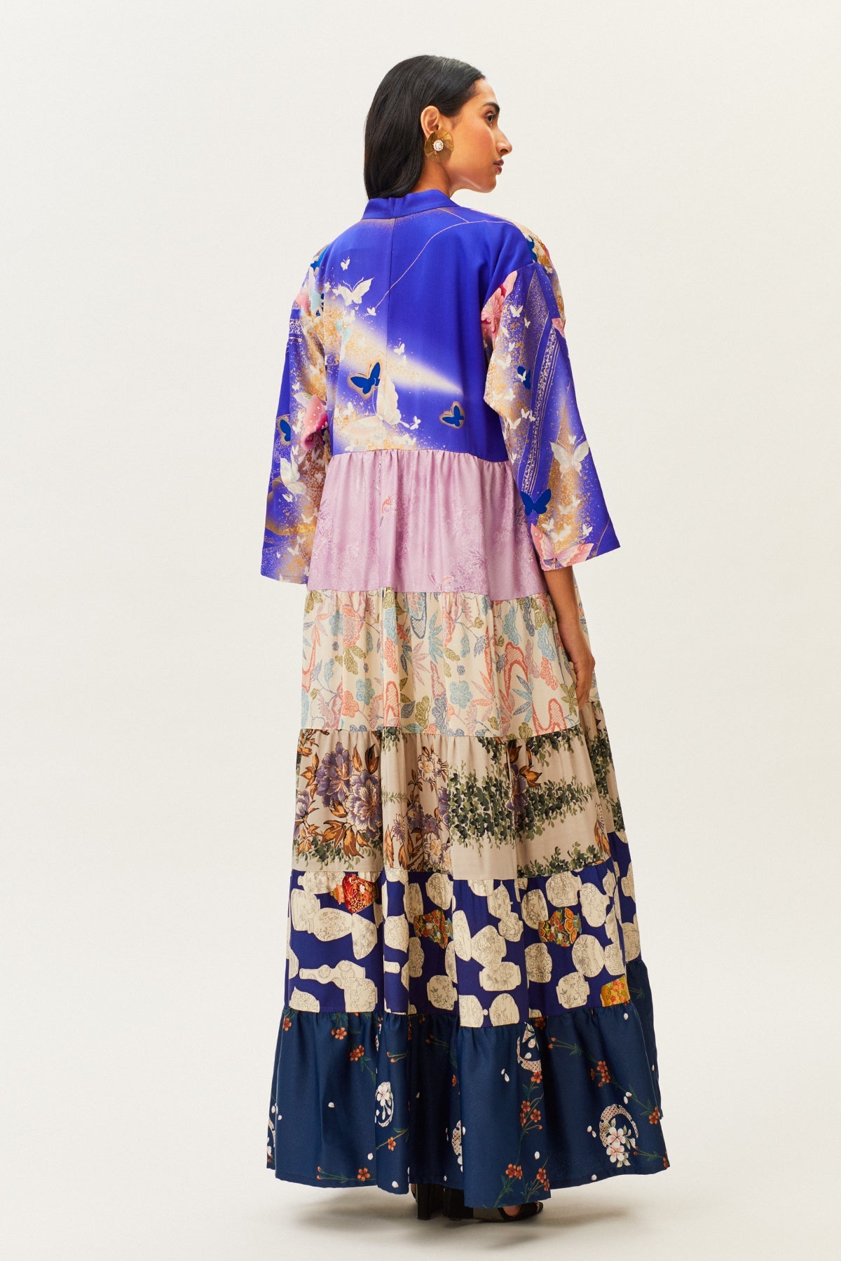 One-of-a-Kind Vintage Kimono Volant Dress