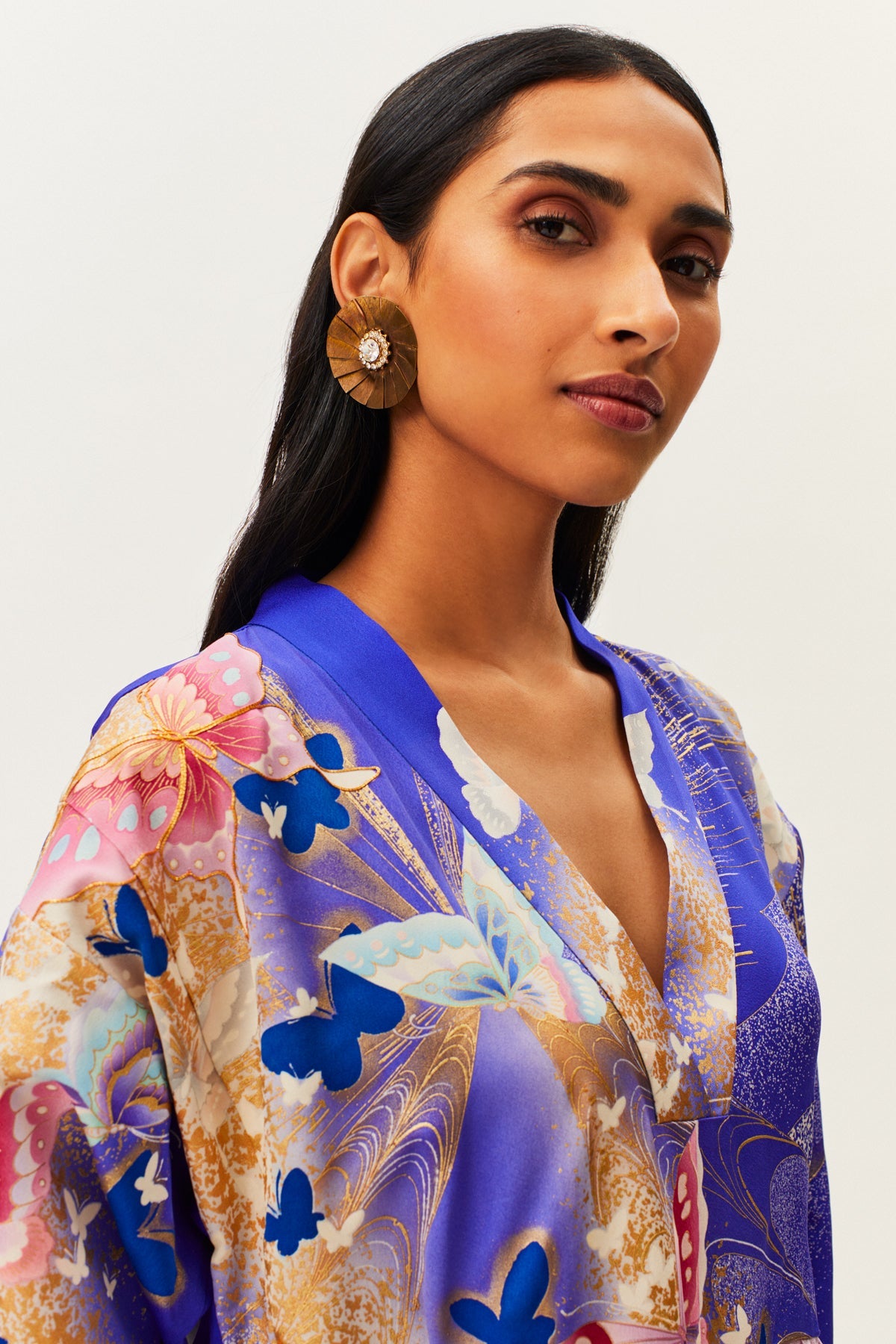 One-of-a-Kind Vintage Kimono Volant Dress