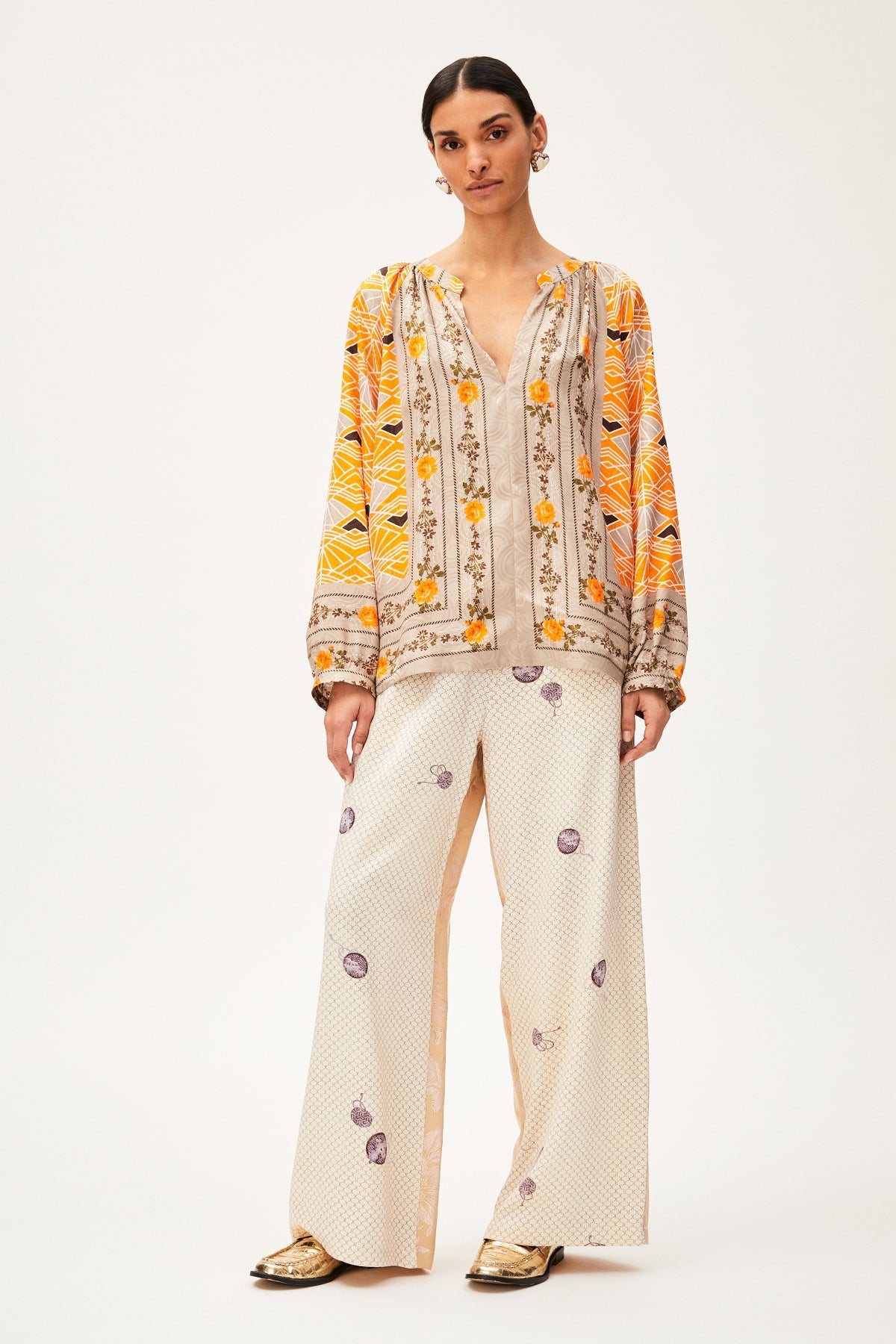 One-of-a-kind Vintage Wide Blouse