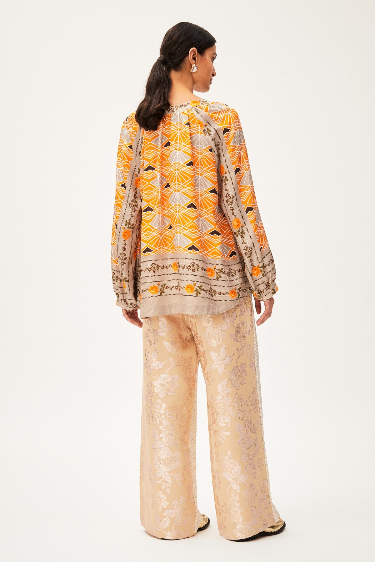One-of-a-kind Vintage Wide Blouse
