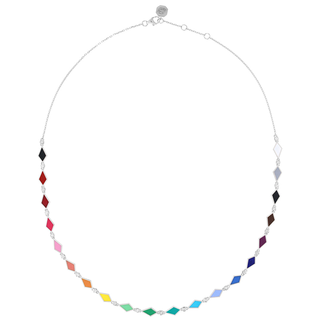 MULTICOLORED MOSAIC NECKLACE