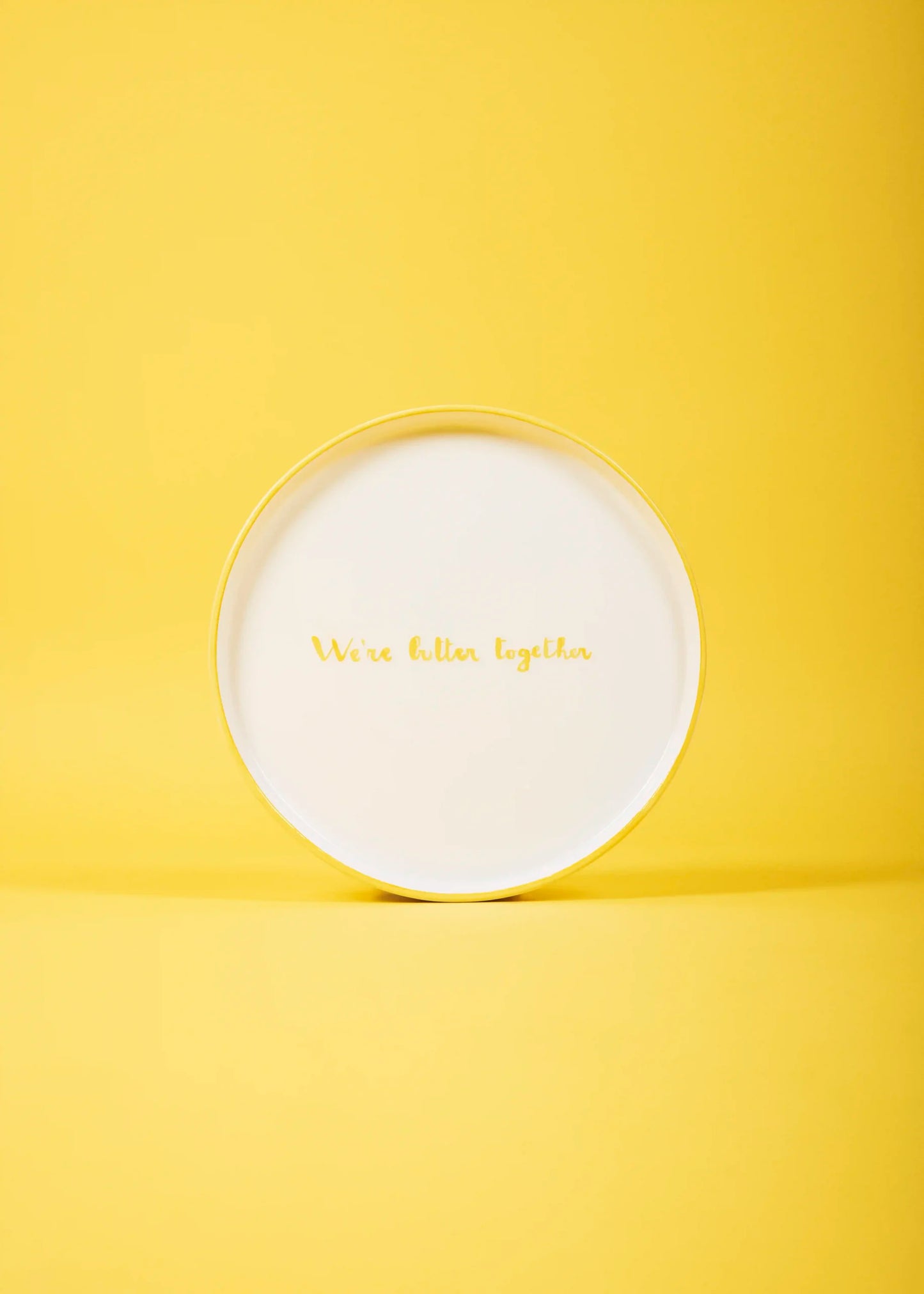 We’re Butter Together Dinner Plate