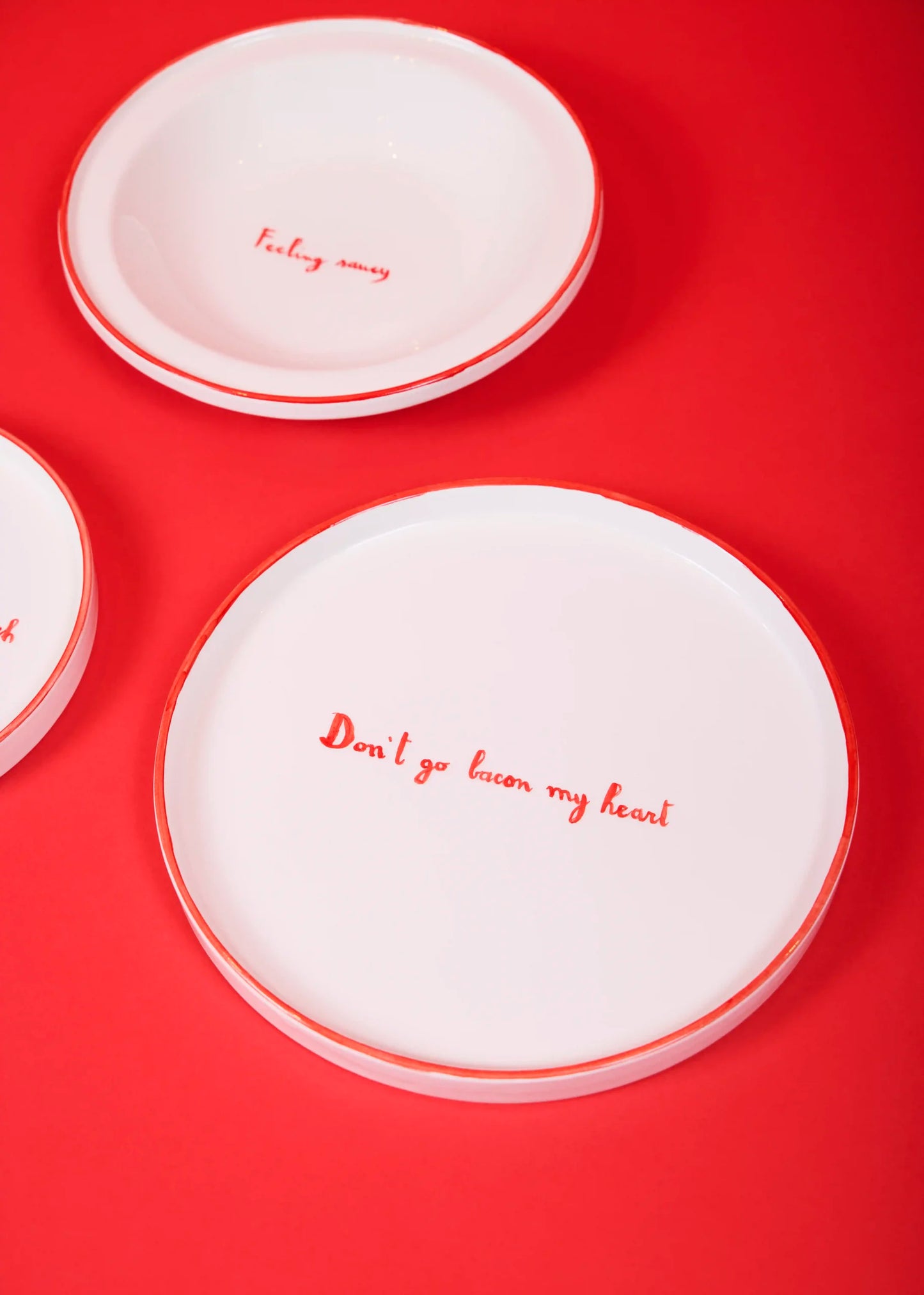 Don’t Go Bacon My Heart Dinner Plate
