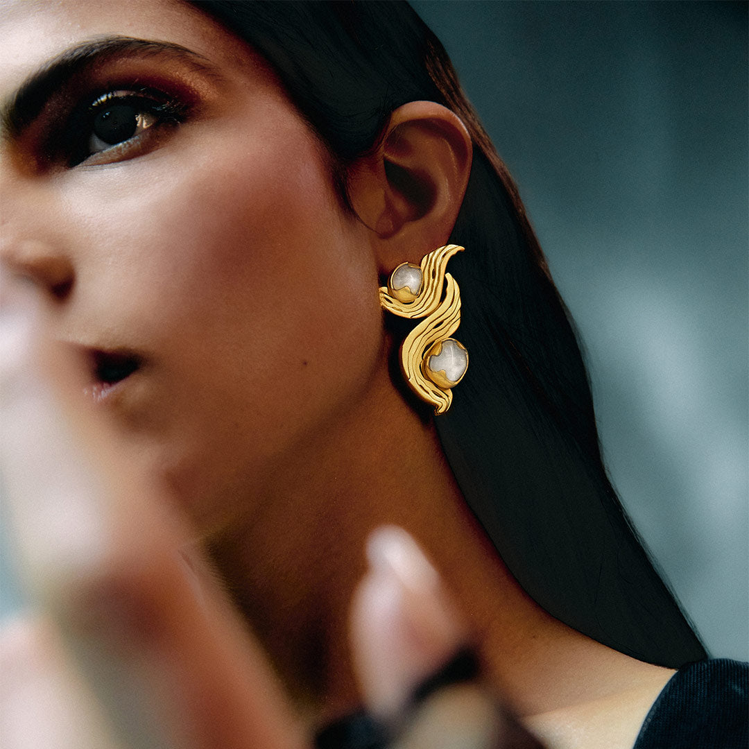 Meteorite Earrings