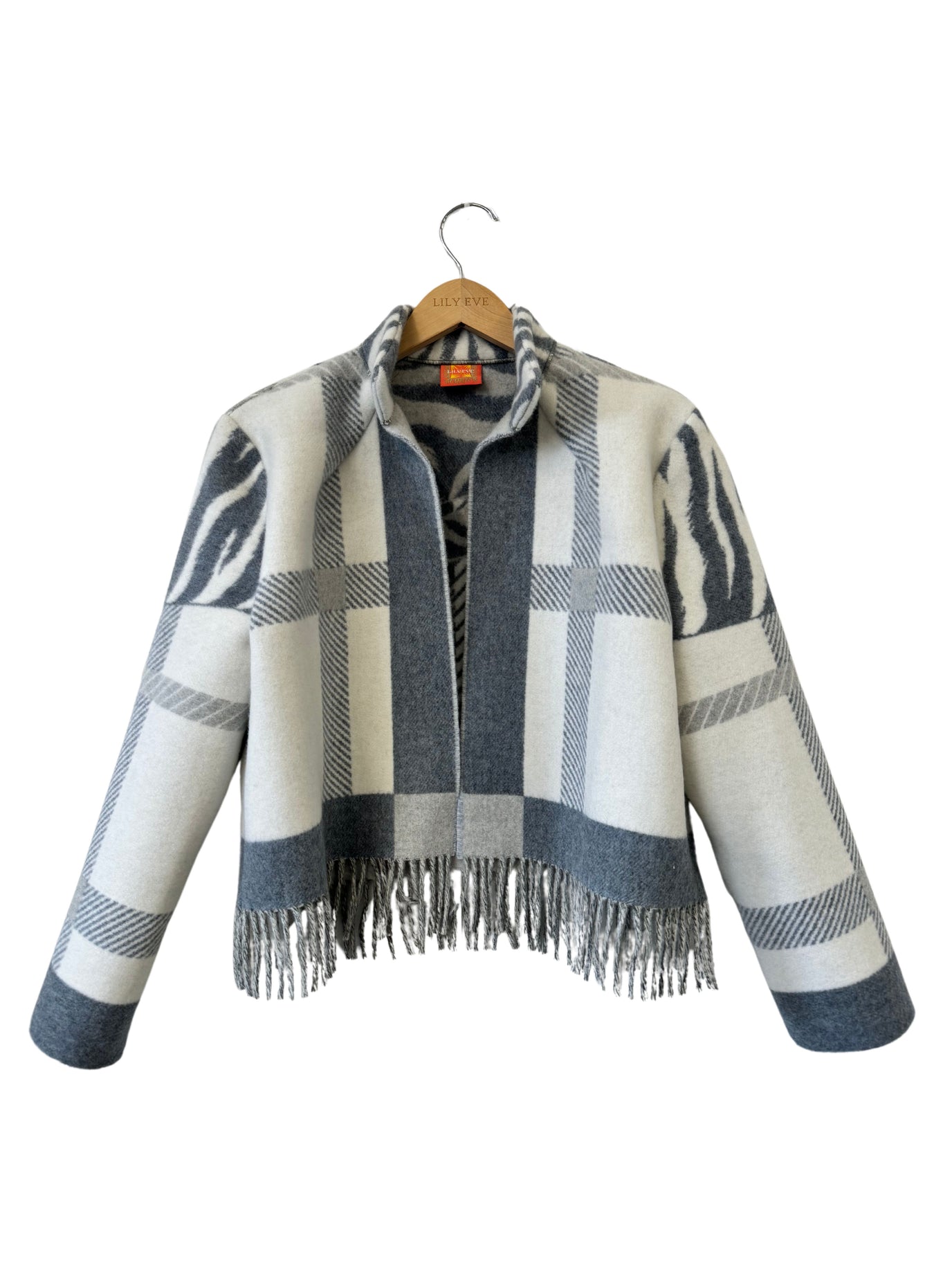 The Grey Tiger Fringe Jacket