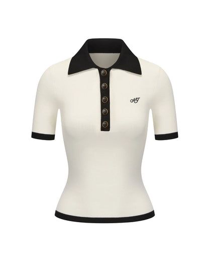 Hazel Polo Top