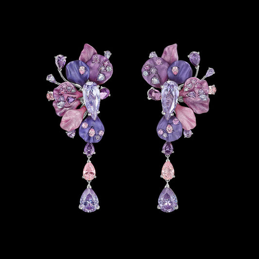 Lavender Ariel Earrings