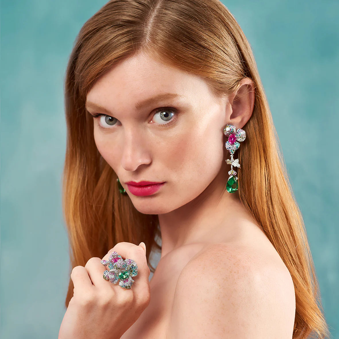 Garden Orchid Earrings