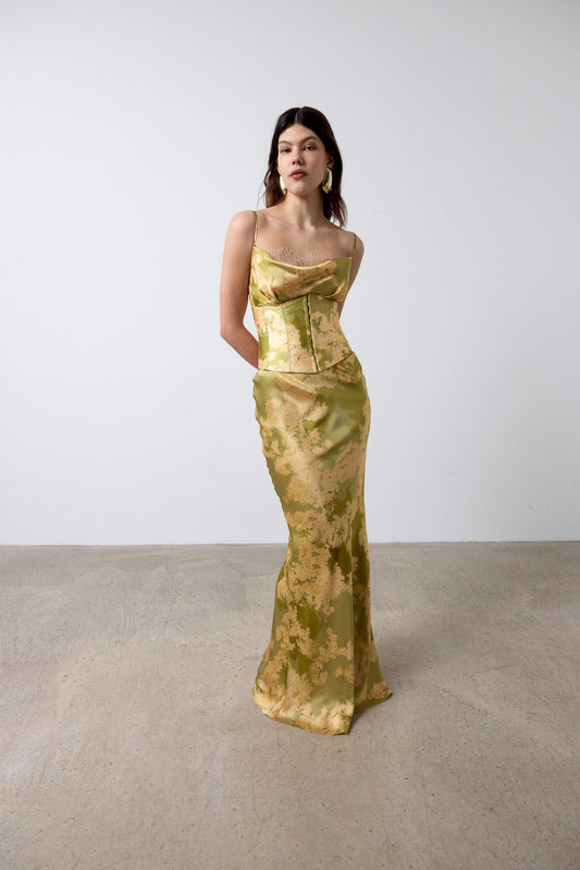 CLEODORA MAXI DRESS IN EL CEREZO