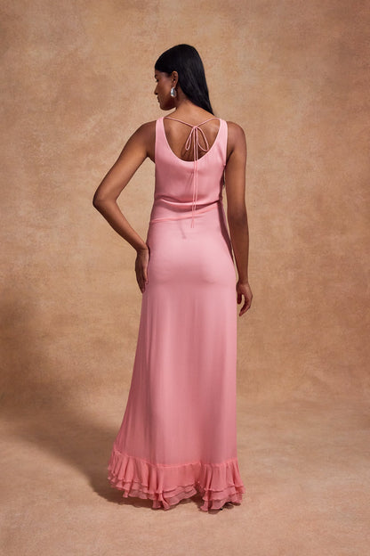 VIAJE MAXI DRESS IN SILK CHIFFON