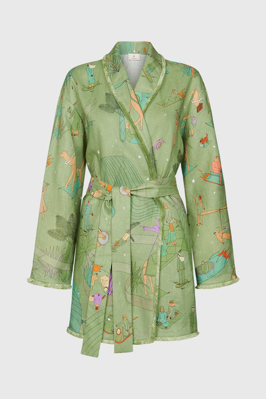 Mirage Verde Robe Jacket