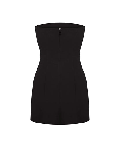 Bow-Detailed Mini Dress