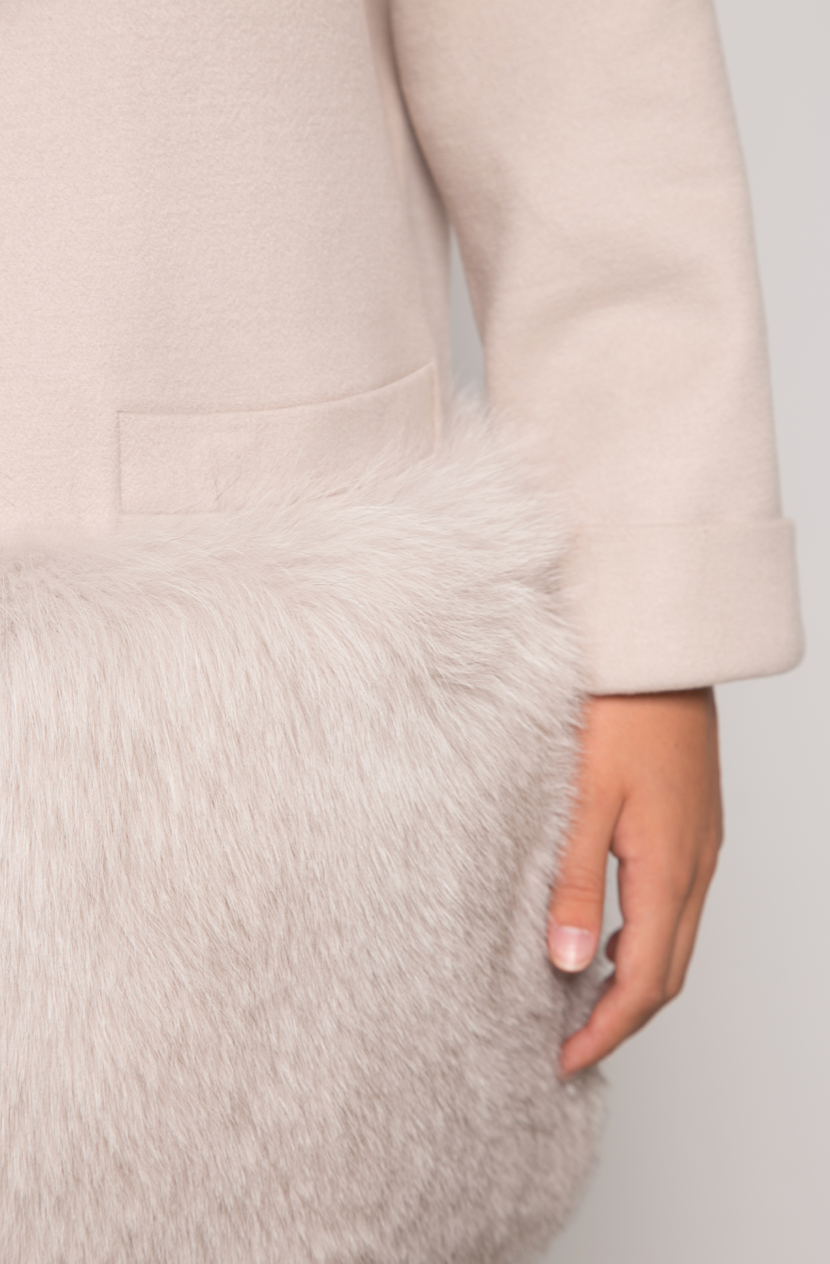 Classic Zima Coat With Fox Fur