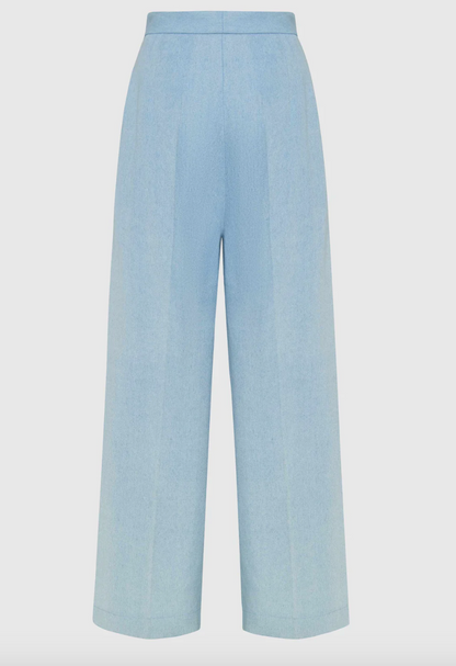 Pleat Perfect Denim Trousers