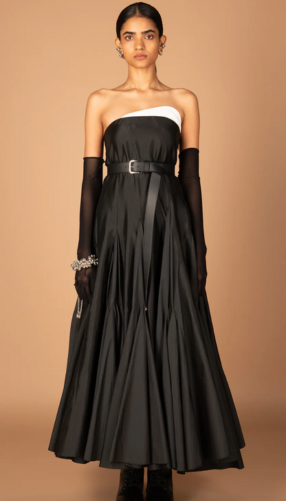 Metier Black Wisteria Dress