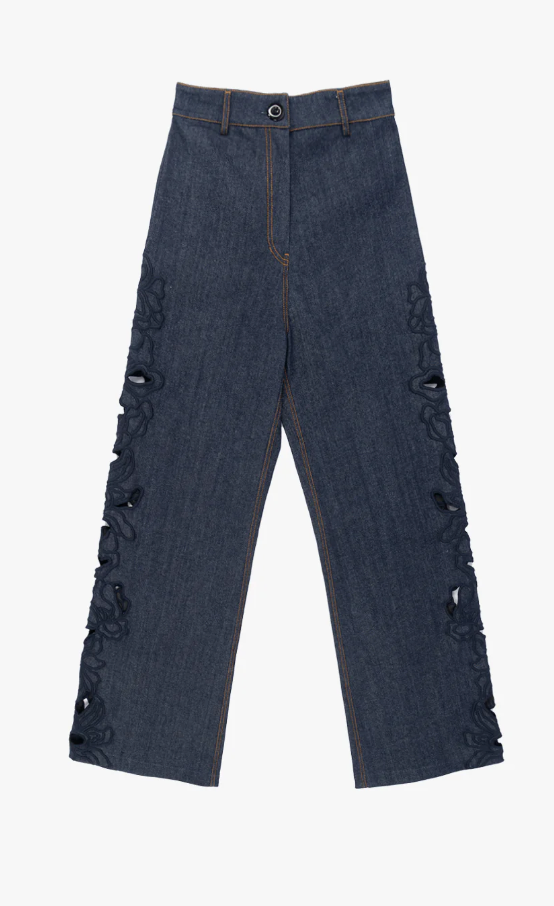 Waterlily Denim Pants