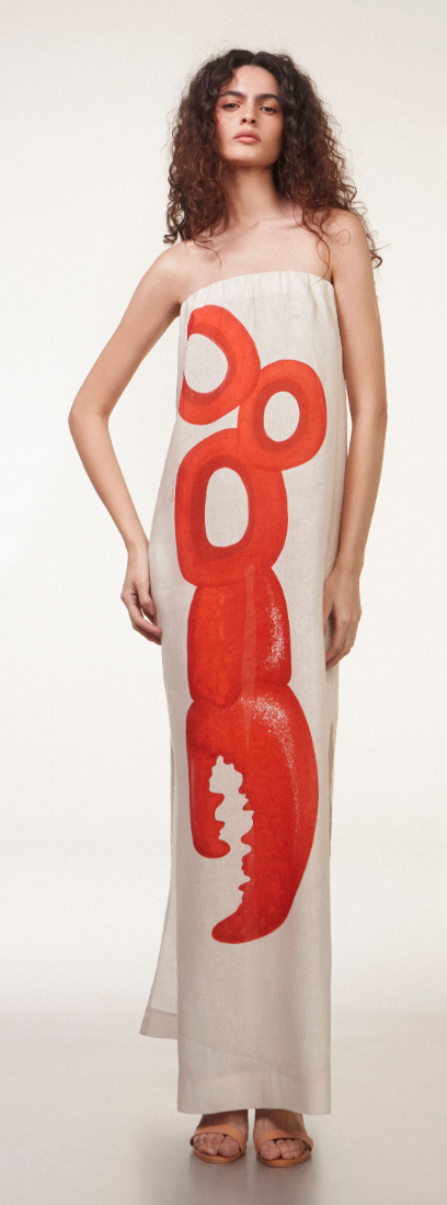 VESTIDO TQC - LOBSTER DRESS SIZE M