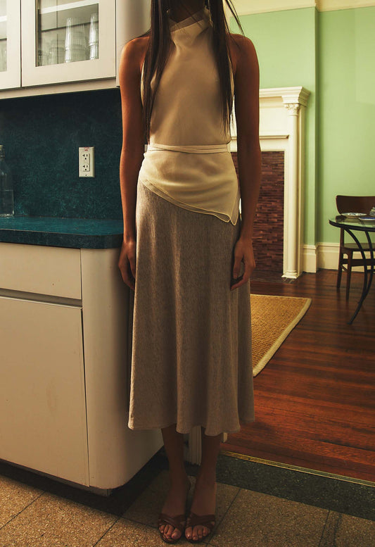 Sheer Kite Top in Ivory