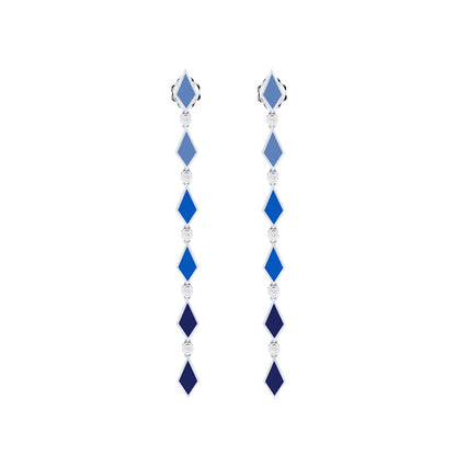 BLUE OMBRE EARRINGS