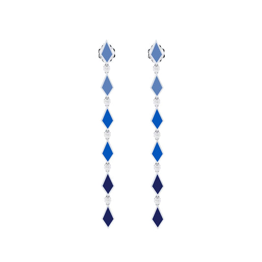 BLUE OMBRE EARRINGS