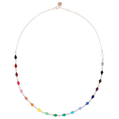 MULTICOLORED MOSAIC NECKLACE