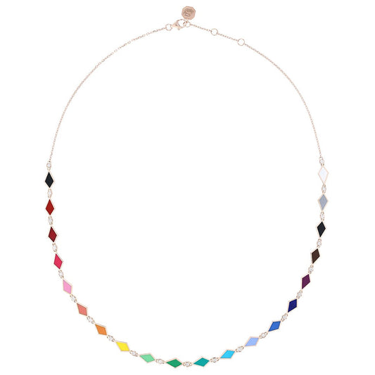 MULTICOLORED MOSAIC NECKLACE