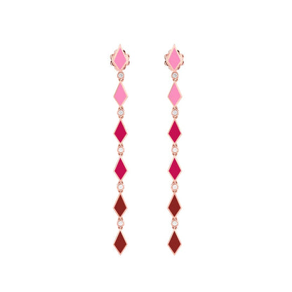 PINK OMBRE EARRINGS