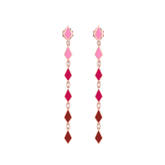 PINK OMBRE EARRINGS