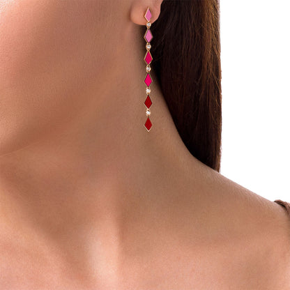 PINK OMBRE EARRINGS