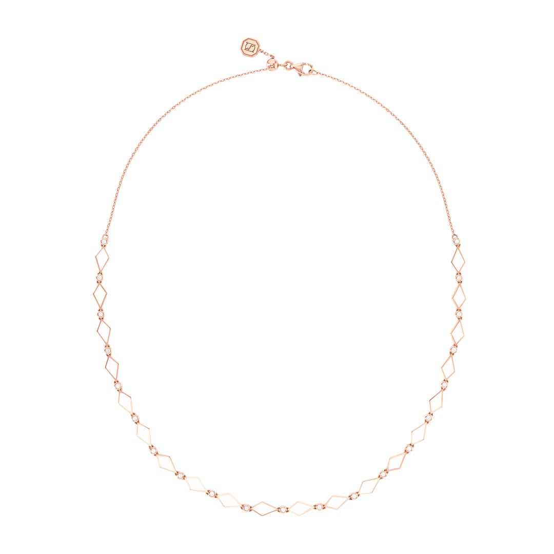 PINK OMBRE MOSAIC NECKLACE