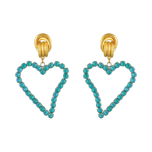 ALL OF MY HEART EARRINGS IN AQUA